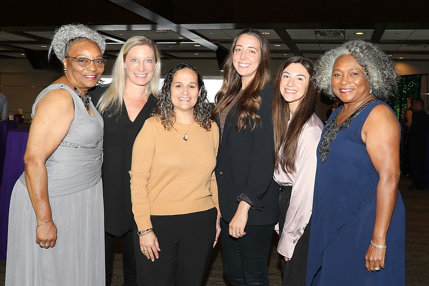 Jerri Johnson, Michelle Louis-Schnakenberg, Elizabeth Negron, Katie Paterson, Brittany Henson and Penny Donley