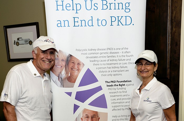 Del Webb's Jerry and Karyn Waxman organize an annual golf tournament to raise money for polycystic kidney disease research.