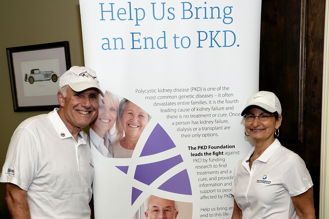 Del Webb's Jerry and Karyn Waxman organize an annual golf tournament to raise money for polycystic kidney disease research.