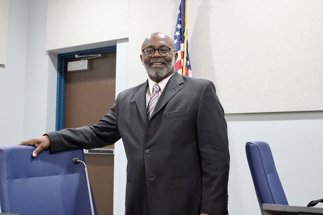 Bunnell City Manager, Alvin Jackson, received an overall 10% raise this fiscal year.  Photo by Alexis Miller