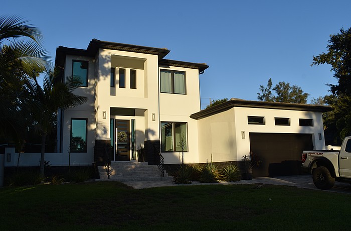 The home at 577 Venice Lane was built in 2021 and has four bedrooms, three-
and-a-half baths, a pool and 2,641 square feet of living area.