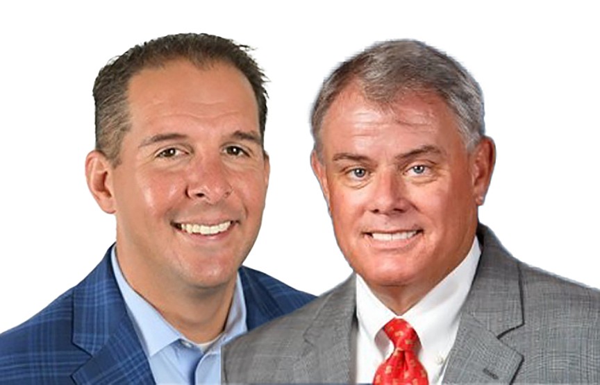 Bryan Taylor, left and Damon Olinto.