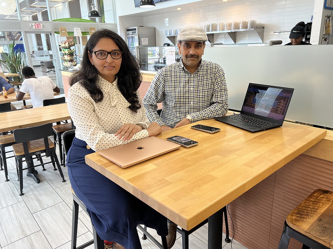 Satyen Patel developed AI restaurant apps to assist his wife, Manali, to operate their Tossgreen business.