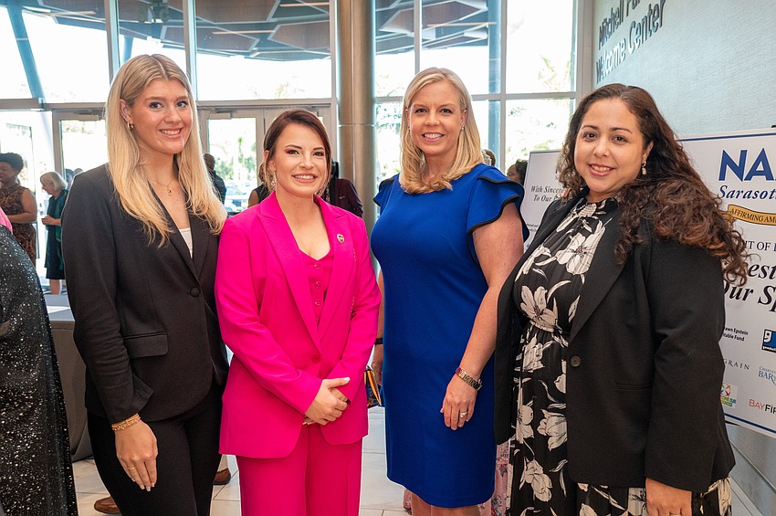 Carlyn Collison, Whitney Bentz, Genevieve Judge and Amanda Morales