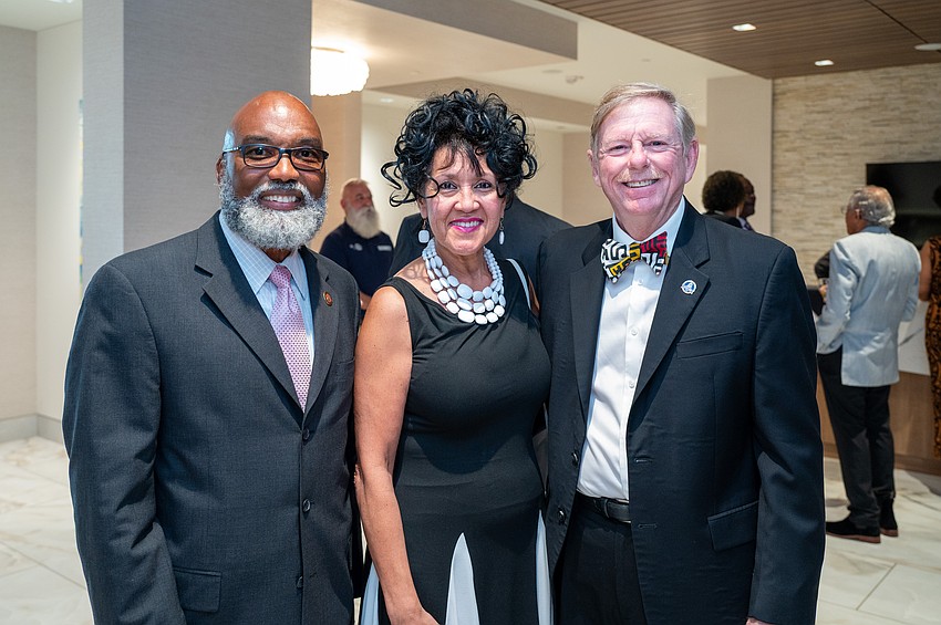 Mark Cunningham with Esther and Mark Smith