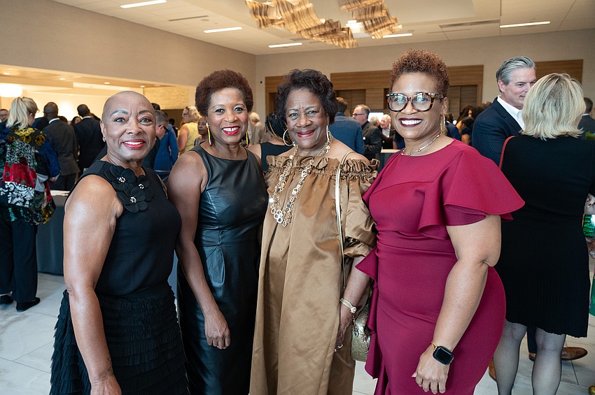 Muslimah Abdollah, Renee James-Gilmore, Carolyn Major-Harper and Ronnique Major