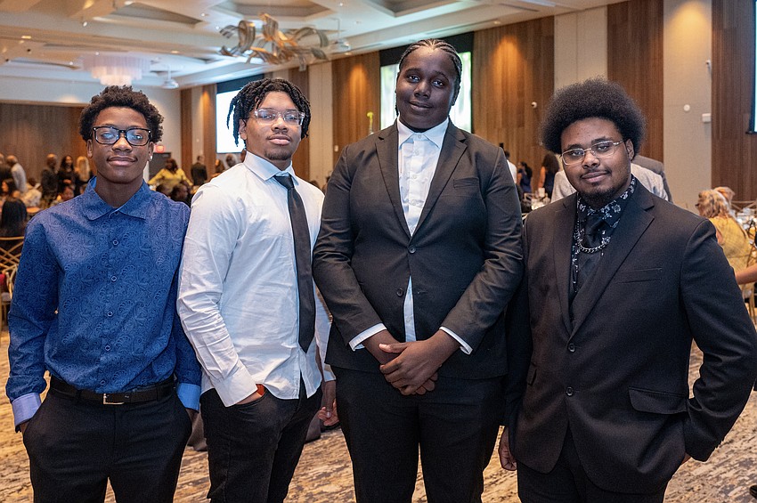 Josiah Shird, Jonathan Howard, Jontayvion Howard and Hunter Gipson