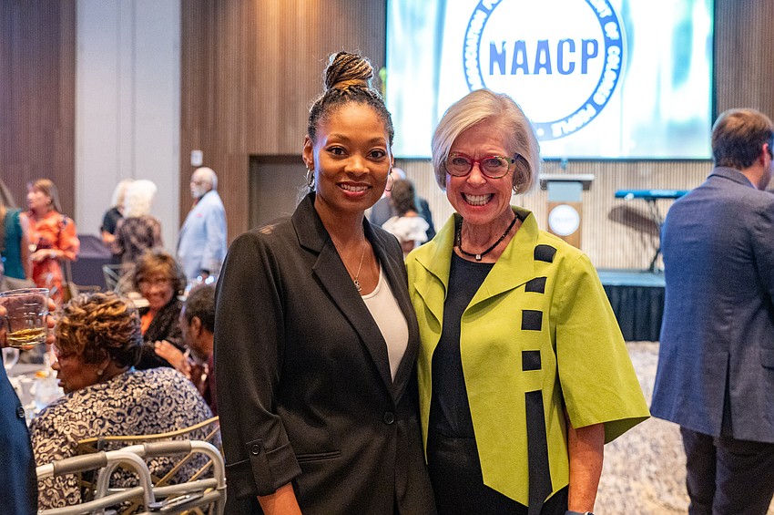 Shavon Reed-Agard and Honoree Roxie Jerde