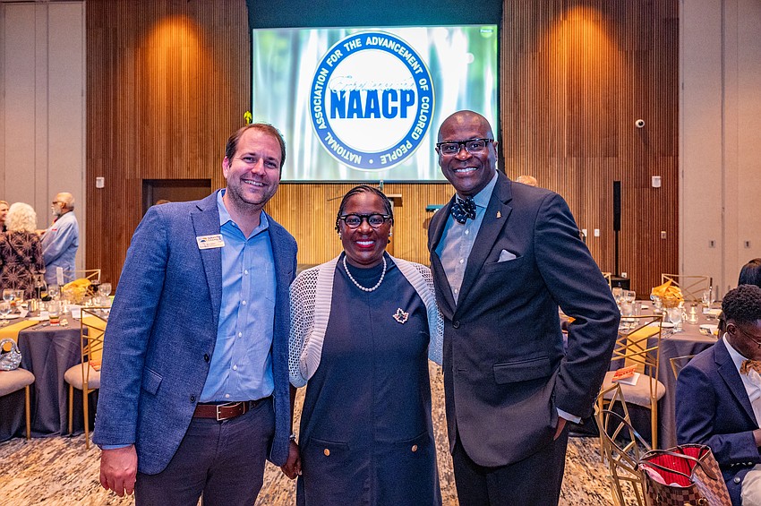 Dan Sadler, with Latricia and Darren Gambrell