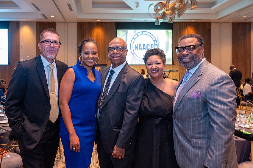 Robert Hierak, Dr. Monica Rider, Dr. Melvin Price, Dawnyelle Singleton and Vin Foderingham