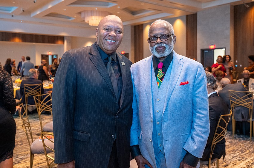 Gene Jones and Dr. Washington Hill