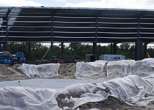 The Athletics and Aquatics Center at Premier Sports Campus North is pictured Oct. 17 under construction. Soon to offer the only long-course pool in Lakewood Ranch, it figures to be the main destination for the area's top swimming talents.