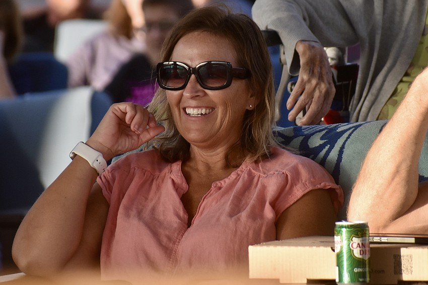 Waterside Place's Emily Geiser enjoys the show. Her mom, Dianna Teeter, is a huge Alice in Wonderland fan.