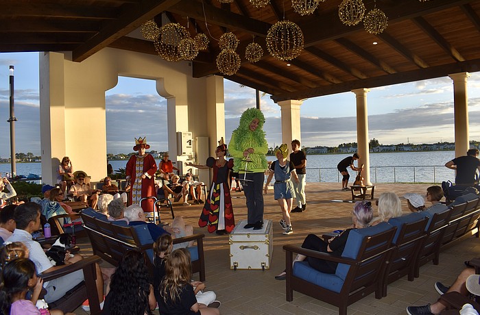 Asolo Rep on Tour performs an adaptation of Alice in Wonderland at Waterside Place Oct. 17.