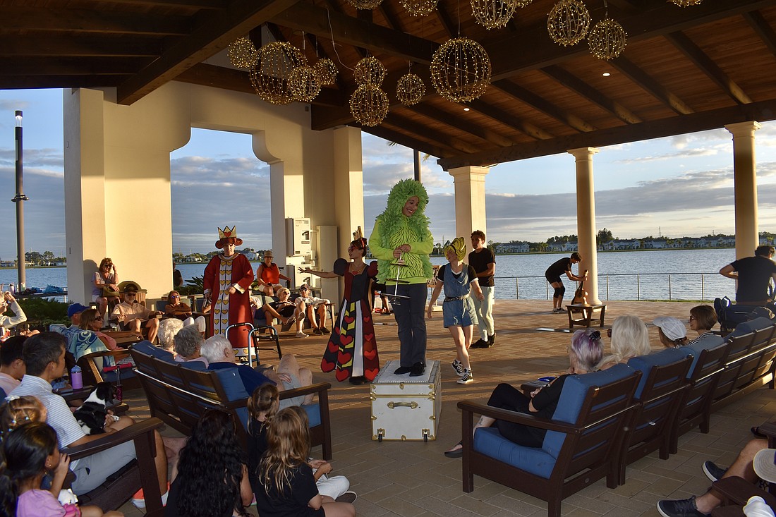 Asolo Rep on Tour performs an adaptation of Alice in Wonderland at Waterside Place Oct. 17.