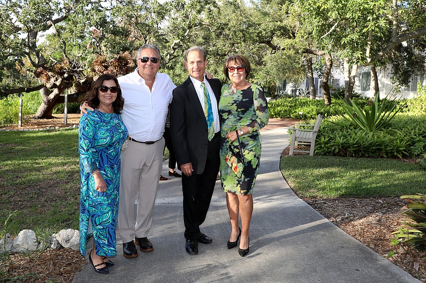 Deb and Casey Johnson attend Safari Sarasota 2025 with friends Mark and Tammy Zelenak.
