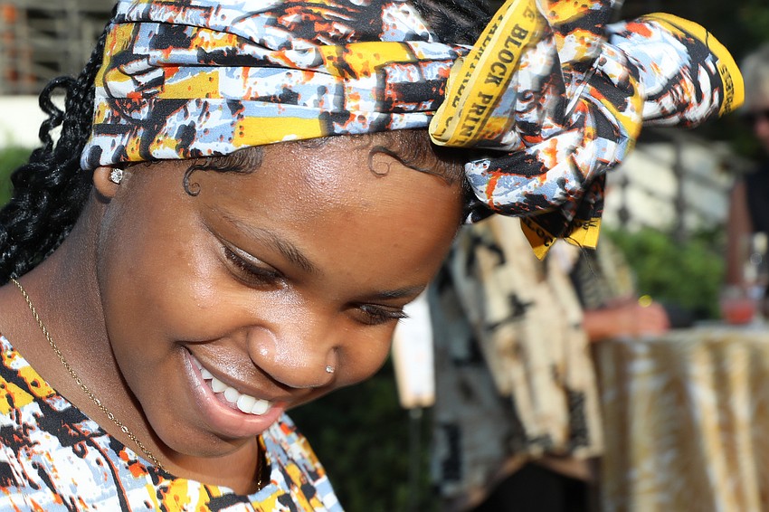 Dancer Lala entertains at Safari Sarasota.