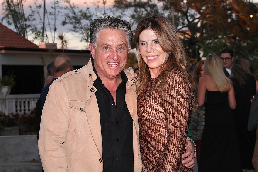 Glen Rieth and Renee Phinney attend Safari Sarasota.
