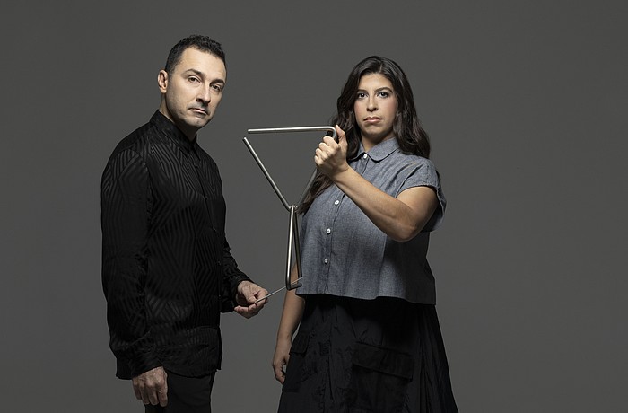 George Nickson and Samantha Bennett, co-founders and co-artistic directors of enSRQ, kick off their 10th season with "Tangled Whispers" on Oct. 27.