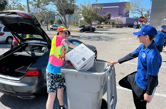 The city of Sarasota offers free document shredding for residents.