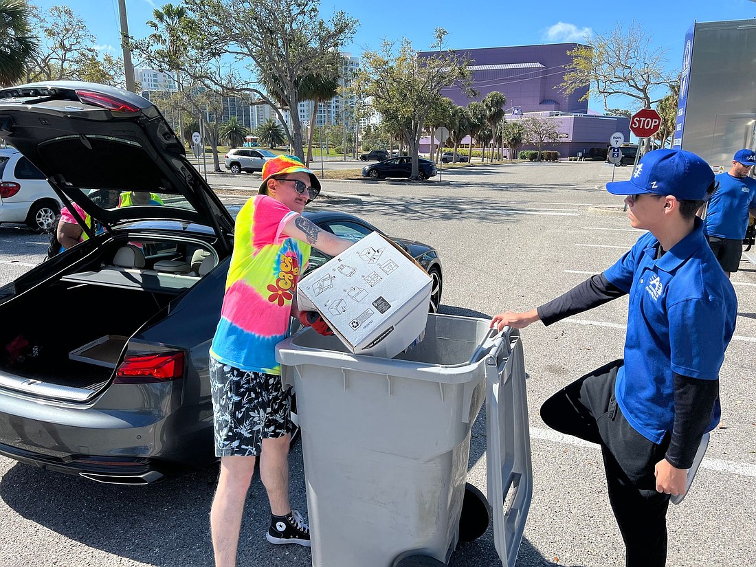 The city of Sarasota offers free document shredding for residents.