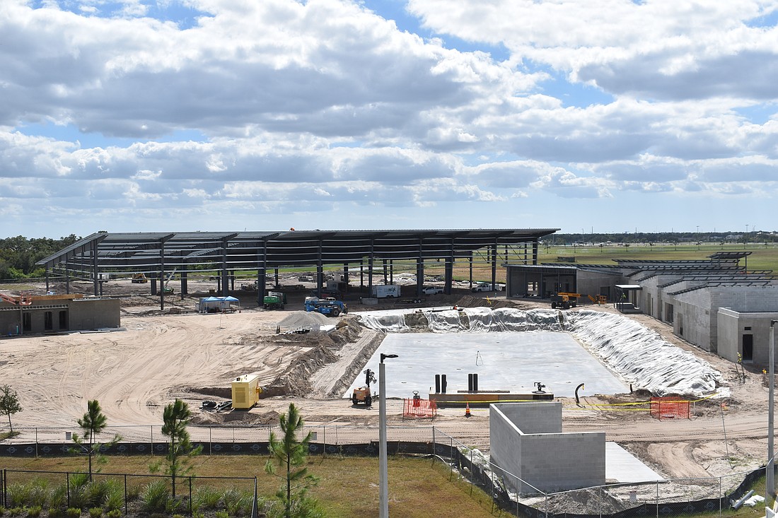 The new aquatics complex at Premier Sports Campus is expected to open in the fall of 2026.