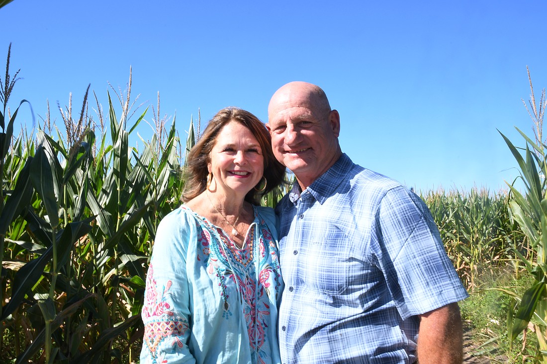 Lisa and David Hill, owners of Southern Hill Farms, love seeing the corn maze become a tradition for many guests each year.