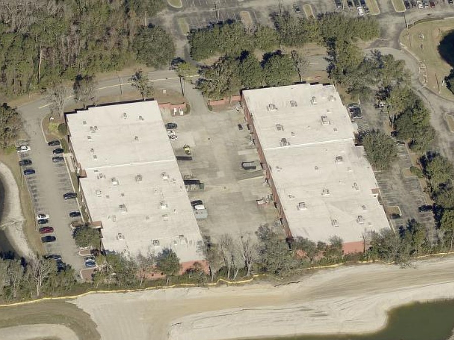 The warehouse complex is at 7900 Belfort Parkway in Jacksonville.
