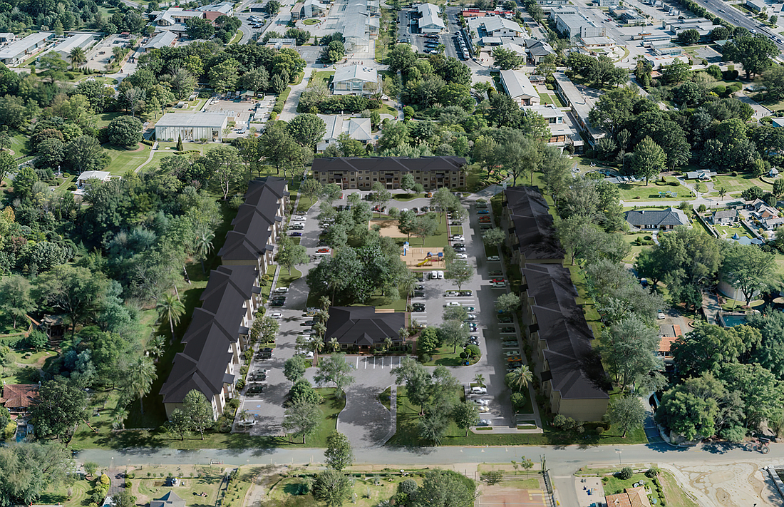 Residences at East End will include five residential buildings, a clubhouse, dog park, picnic areas, fitness center, pocket park at its location at 5709 N. 47th Street in East Tampa.