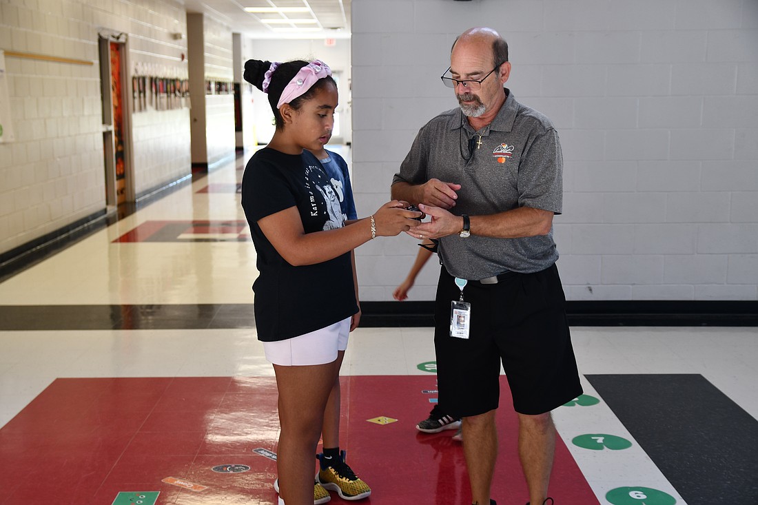 Students in the drone-flying competition learned how to control a drone for the first time and will have the opportunity to create their own.