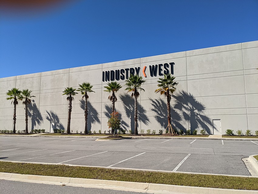 Industry West is in default on rental payments for its West Jacksonsville warehouse space at 4660 POW-MIA Memorial Parkway.