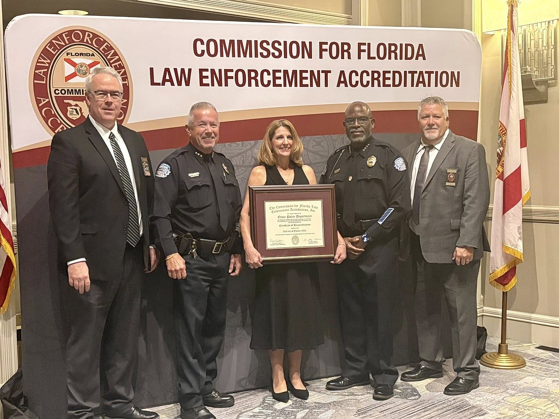 Ocoee Police Department earned re-accreditation from the Commission for Florida Law Enforcement Accreditation.