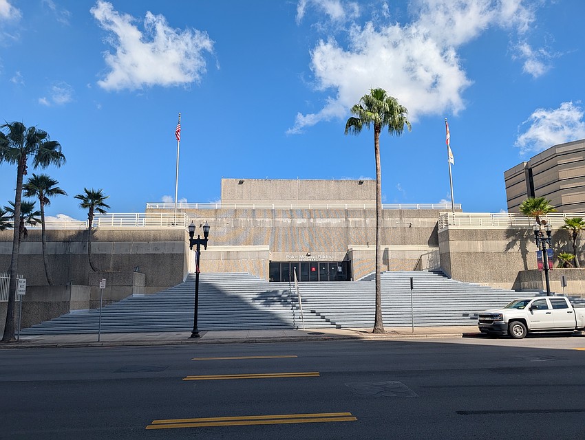 The Police Memorial Building, at 501 E. Bay St. in Downtown Jacksonville.