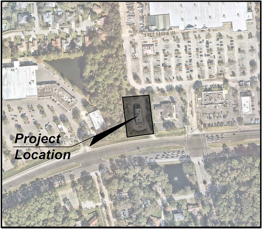 The Shores Fine Wine & Spirits at 12911 Atlantic Blvd. is planned in front of the Lowe's Home Improvement store.