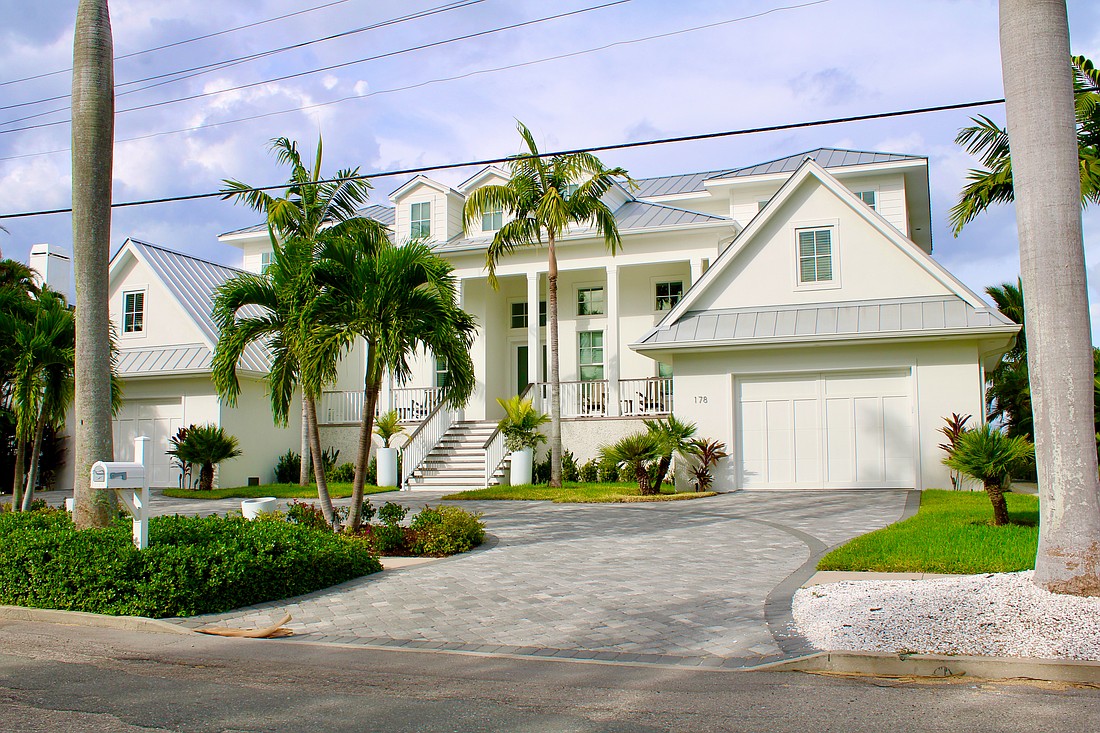 The home at 178 N. Washington Drive was built in 2021 and has four bedrooms, four-and-a-half baths, a pool and 5,064 square feet of living area.