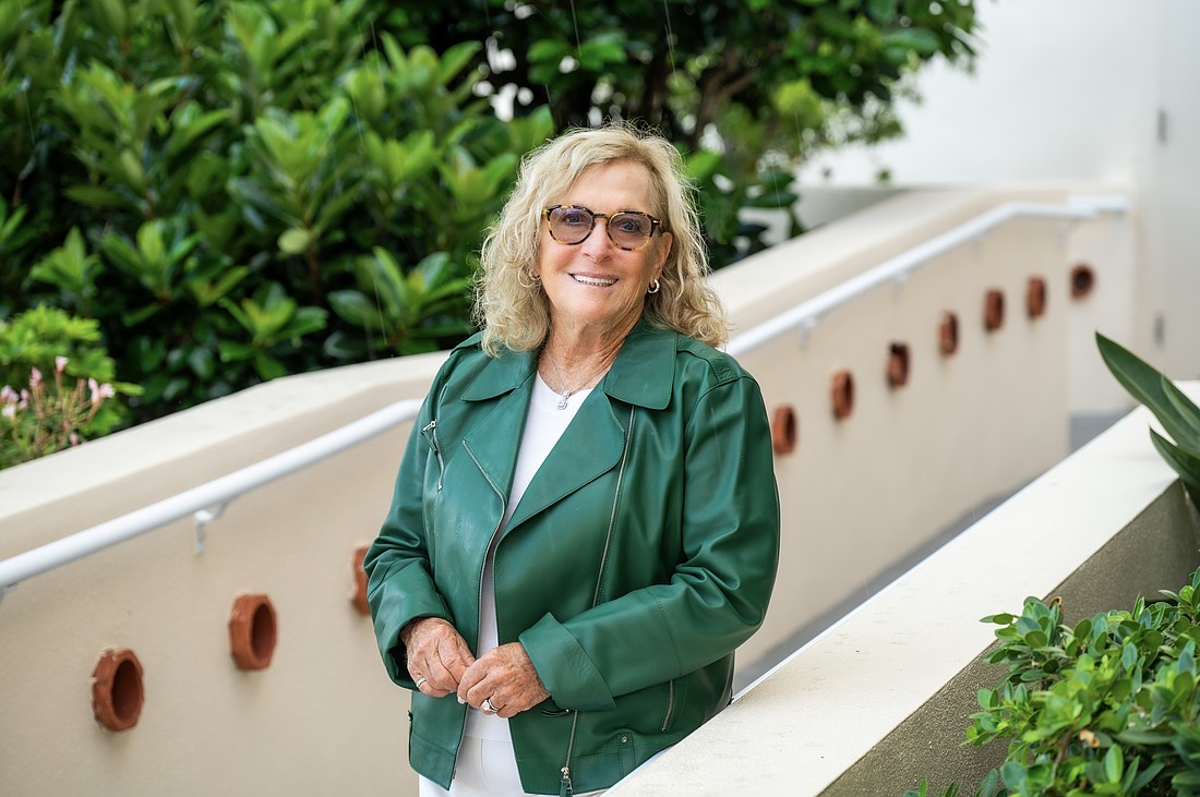 Wilma Davidson at home on Longboat Key, where she and her husband have lived full time for 20 years.
