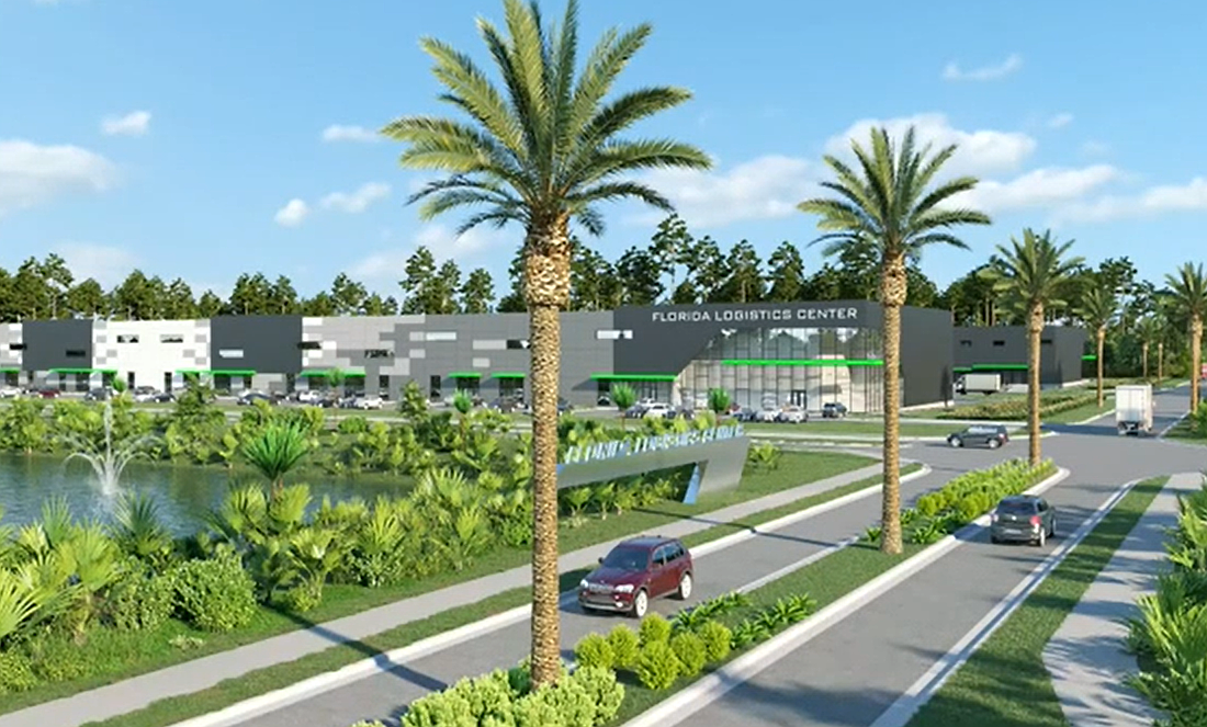 A rendering of the future 280-acre facility. Image from Daytona Beach meeting documents