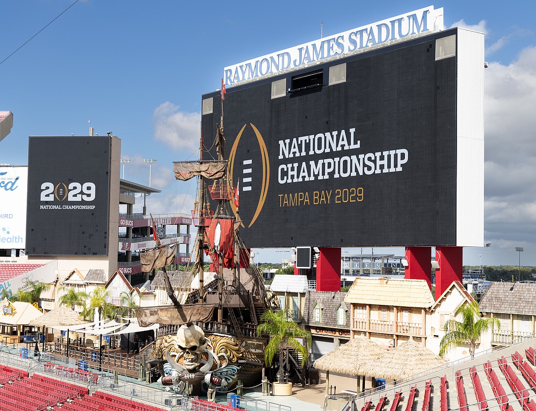 The College Football Playoff national championship game will be played at Raymond James Stadium on Jan 22, 2029.