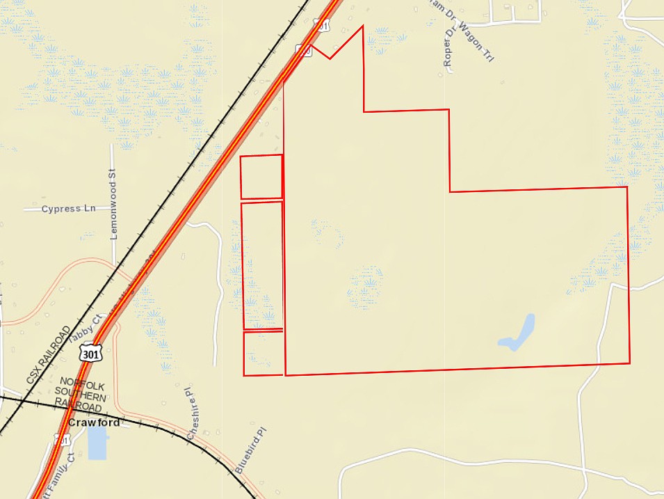 Robert and Wendy Taylor bought 476.1 acres in Nassau County on Oct. 16 for $10.1 million.