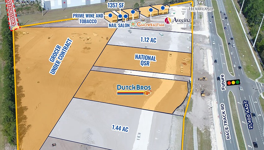 Desi Chowrastha, a restaurant and market specializing in South Asian cuisine, can  build-out in the Shops at Racetrack Rd in St. Johns County.