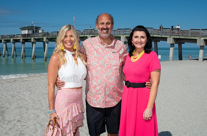 Krystel Beall, Children First CEO Philip Tavill and Jessica Rogers