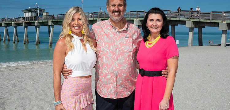 Krystel Beall, Children First CEO Philip Tavill and Jessica Rogers