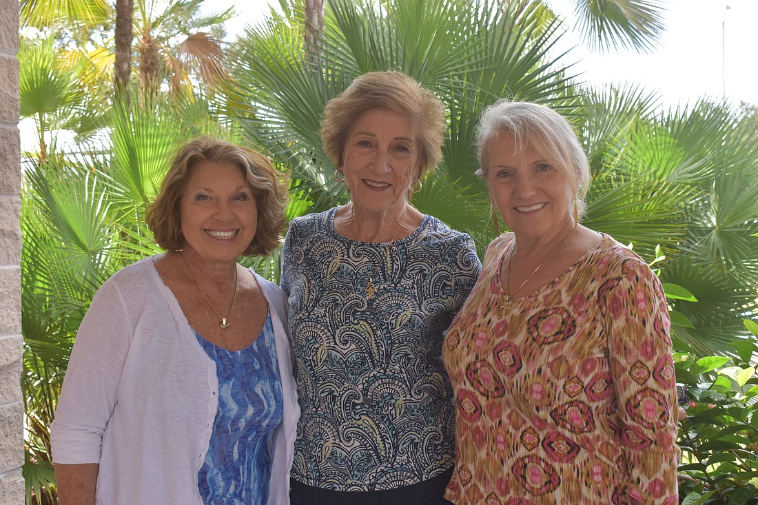 Diane Kontonickas, Pat Trempelas and Effie Stratis are among the St. Barbara Greek Orthodox Church’s Philoptochos Society members who are making Greek cuisine and desserts for Autumn Fest.