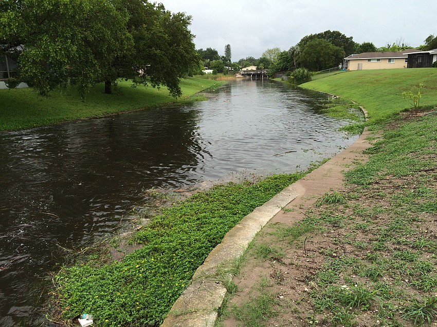 Phillippi Creek at Blossom Brook Canal Phillippi Creek at Blossom Brook Canal