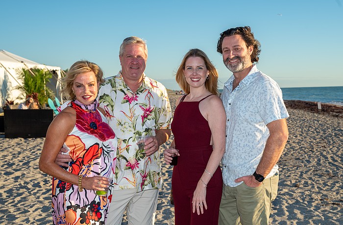 Co-chairs Jennifer and Blake Rolley and Co-chairs Nicole and Adam Cromie