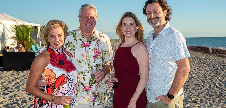 Co-chairs Jennifer and Blake Rolley and Co-chairs Nicole and Adam Cromie