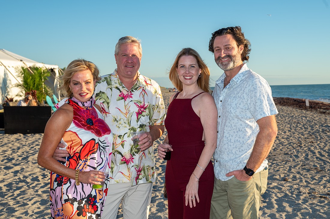 Co-chairs Jennifer and Blake Rolley and Co-chairs Nicole and Adam Cromie