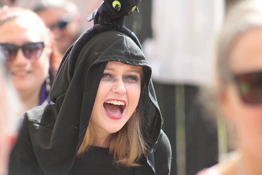 Tampa's Nicole Droeger Stephens, dressed as Toothless from 
