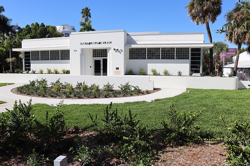 The newly renovated Chidsey Library in The Bay park, now the offices of the Bay Park Conservancy.