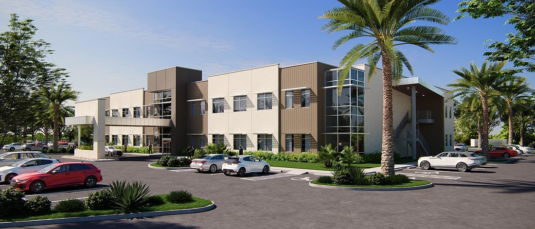 A rendering of Optimal Outcomes' HealthPark II that will be built in Lakewood Ranch with the groundbreaking early in 2026.
